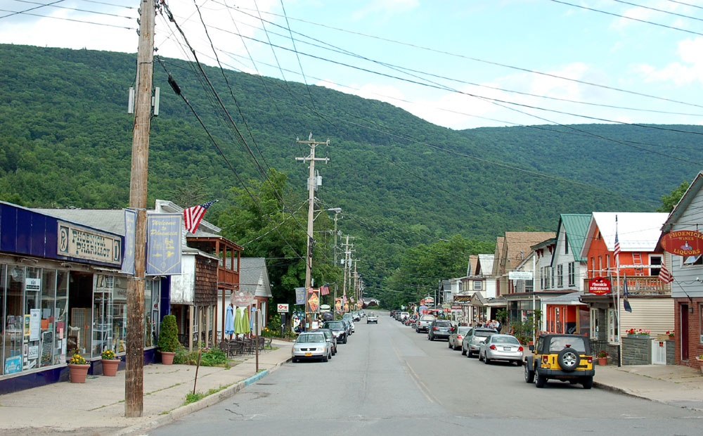 Catskill Mountains Real Estate in Phoenicia main street